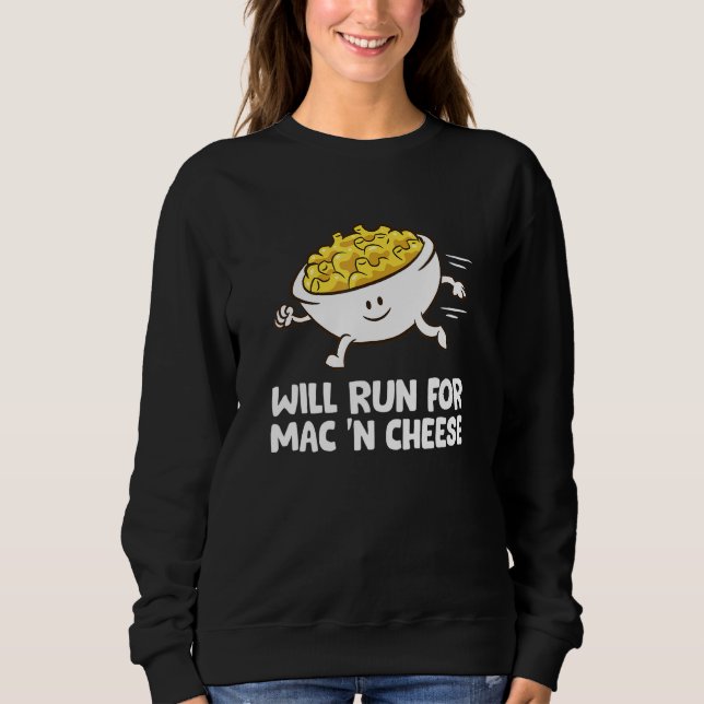 Sudadera Mac Y Queso Correrán Para Mac N Cheese (Anverso)
