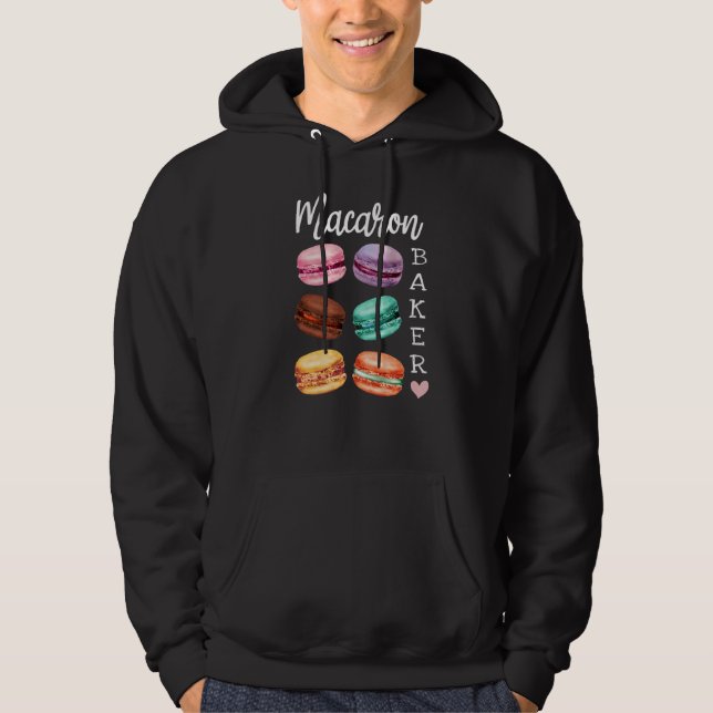 Sudadera Macaron Baker Un Postre Francés De Candy Como Maca (Anverso)