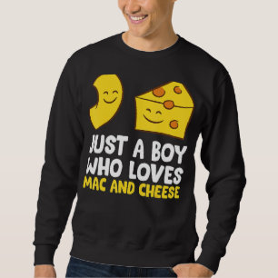 Sudadera Macaroni Cheese Solo Un Niño Que Ama A Mac Y Chees