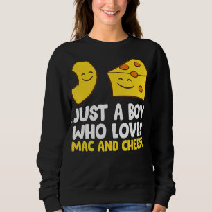 Sudadera Macaroni Cheese Solo Un Niño Que Ama A Mac Y Chees