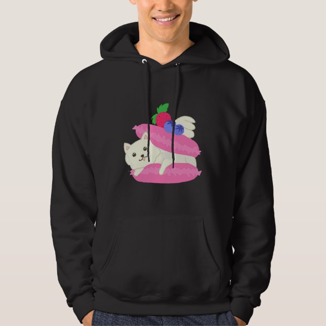 Sudadera Macaroon pomeraniano (Anverso)