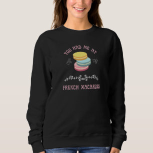 Sudadera Macarrones Franceses Pastelería Postre Galleta Com