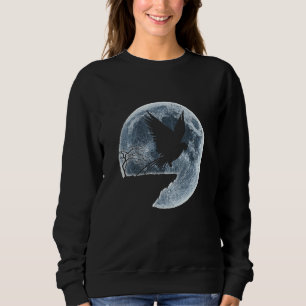 Sudadera Macaw Halloween Costume Moon Silhouette Creepe