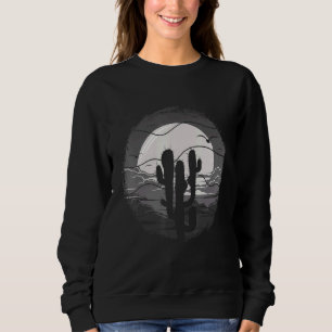 Sudadera Macetas Retro Cactus Plantas Macetas Lindas Planta