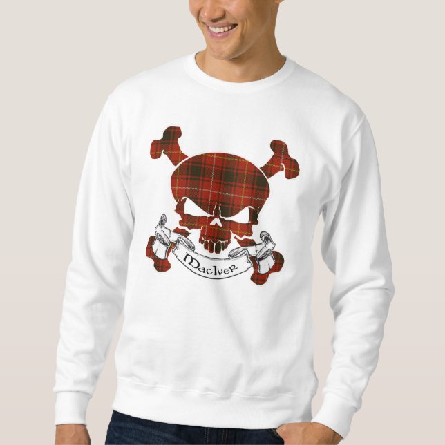 Sudadera MacIver Tartan Skull (Anverso)