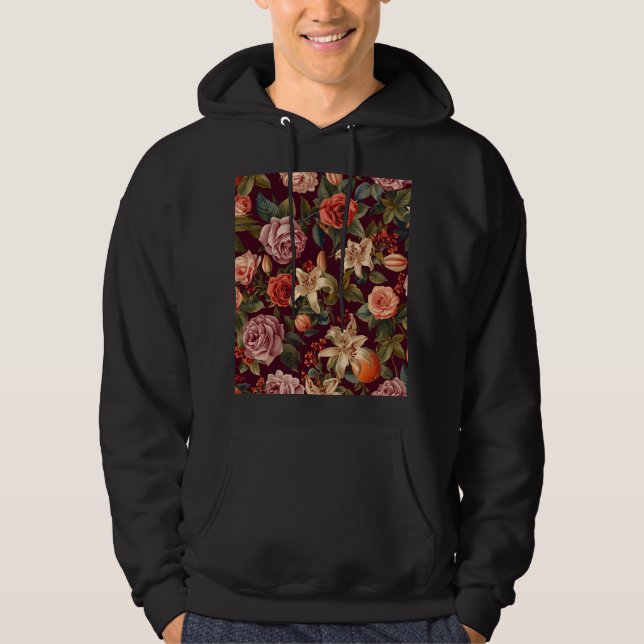 Sudadera Macizo de flores (Anverso)