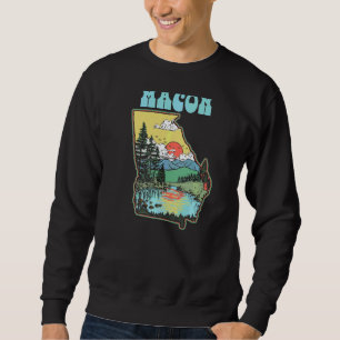 Sudadera Macon Georgia Naturaleza al aire libre Vintage Org