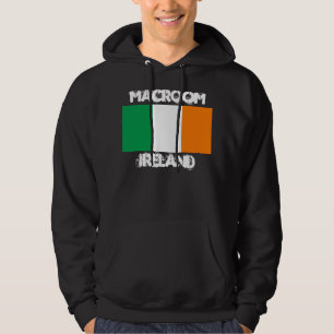 Sudadera Macroom, Irlanda con bandera irlandesa
