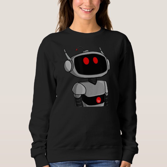 Sudadera Mad Crazy Robot Nft Artwork Robotics Digital Ai (Anverso)