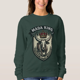 Sudadera MADA KING | Malagasy Zebu Madagascar T-Shirt