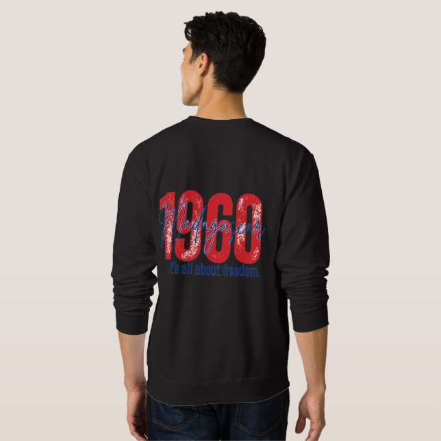 Sudadera Madagascar 1960 Independence Day - Freedom (Reverso completo)
