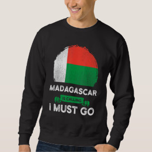 Sudadera Madagascar dice que debo irme, herencia de Madagas