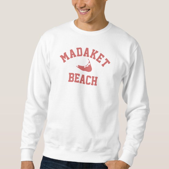Sudadera Madaket ACK Nantucket Massachusetts Red Sweatshirt (Anverso)