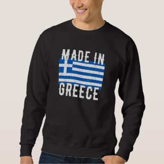 Sudadera Made In Greece Greek Flag Home Country Retro Vinta