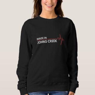Sudadera Made In Johns Creek Georgia USA Place Of Birth