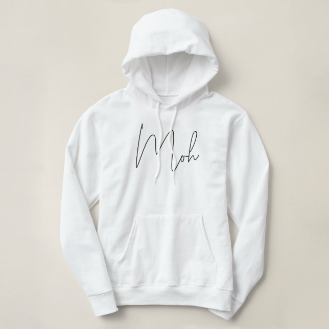 Sudadera Made of Honor/Matron of Honor (Diseño del anverso)