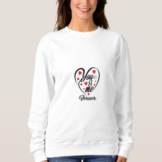 Sudadera Maderas de camisetas: Celebrar el amor con el esti (Anverso)