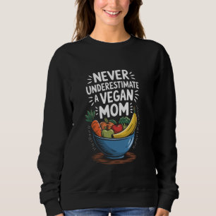 Sudadera Madre amante de la comida vegana, madre vegetarian