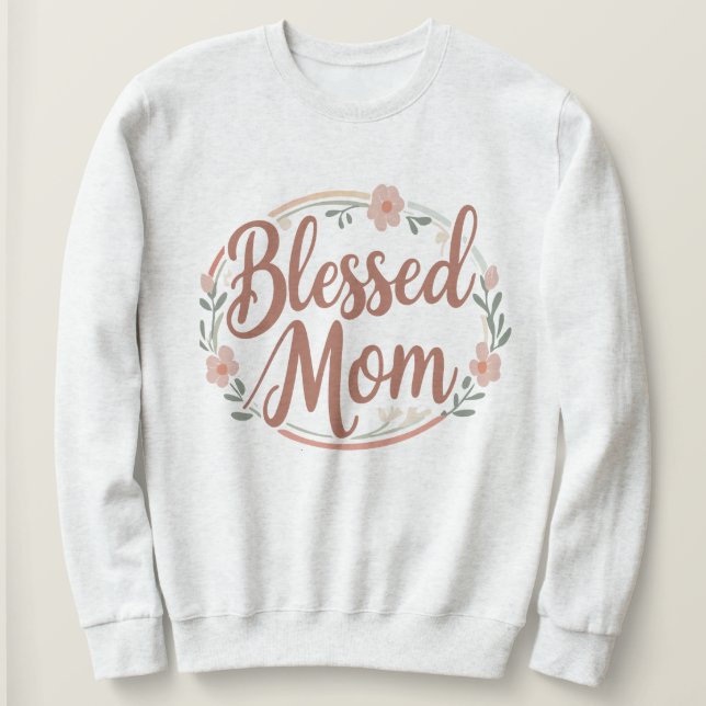 Sudadera Madre bendita (Anverso del diseño)