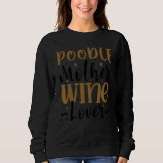 Sudadera Madre Caniche de Vino