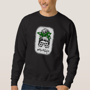 Sudadera Madre con sangre, vida, fútbol, deporte, desordena