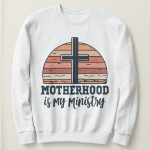Sudadera Madre cristiana Vida Maternidad Día de la Madre