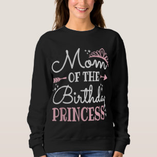 Sudadera Madre Cuta De La Princesa De Cumpleaños Madre Grac
