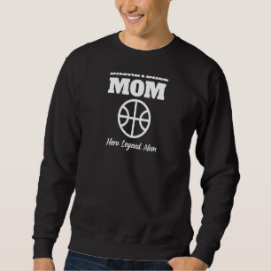 Sudadera Madre de Basketball Básquetbol Mamá Día de la Madr