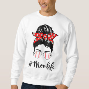 Sudadera Madre de béisbol Vida Desordenada Bun Gafas de sol