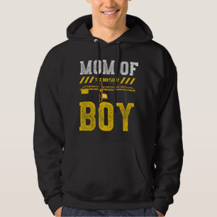 Sudadera Madre De Cumpleaños Del Trabajo De Construcción De