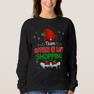 Sudadera Madre de equipo en el hogar de navidad de compras