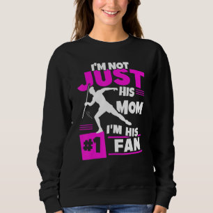 Sudadera Madre De Fan De Atletismo Lanzador Madre De Lanzad