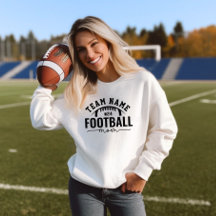 Madre de Fútbol Equipo Varsity Número Blanco