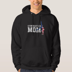 Sudadera Madre de Gimnasia Madre Gimnasta Padre Bandera Ame