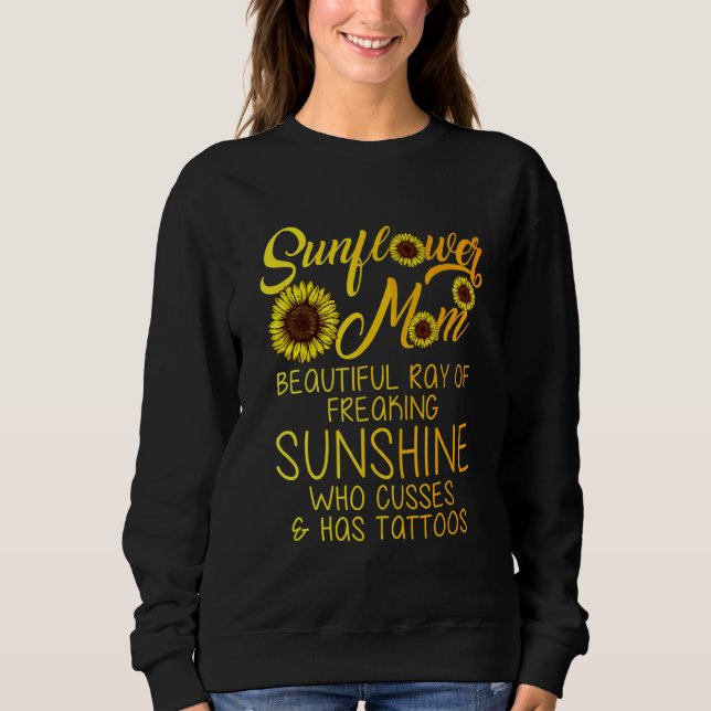 Sudadera Madre De Girasol Hermoso Rayo De Fantástico Sunshi (Anverso)