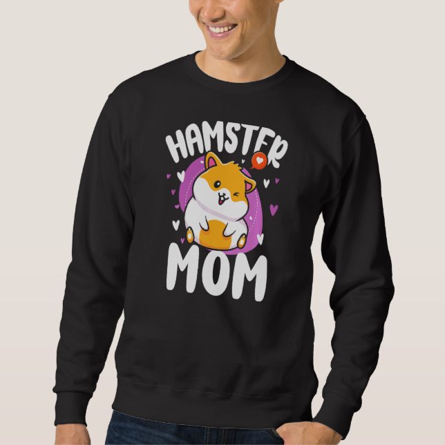 Sudadera Madre de Hamster Mamá Hamster Mamá (Anverso)