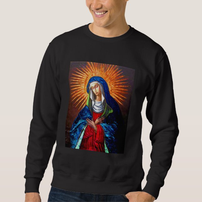 Sudadera Madre de la misericordia, reina del cielo... sudad (Anverso)