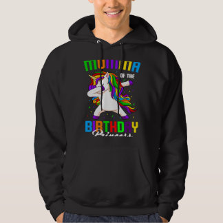 Sudadera Madre de la princesa de cumpleaños Unicorn Dabbing