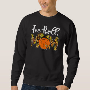 Sudadera Madre de madre de basketball, leopardo del béisbol