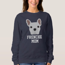 Madre de Perrito Francés Blanco Adorable
