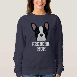 Sudadera Madre de perro de Bulldog negro y blanco francés