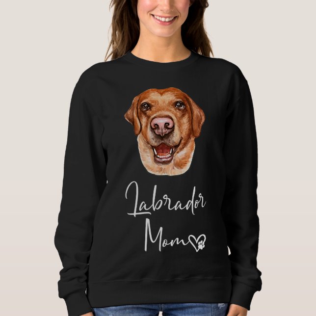 Sudadera Madre de perro de Labrador (Anverso)