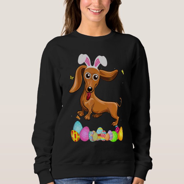 Sudadera Madre de perro de mujeres presenta huevos de dachs (Anverso)