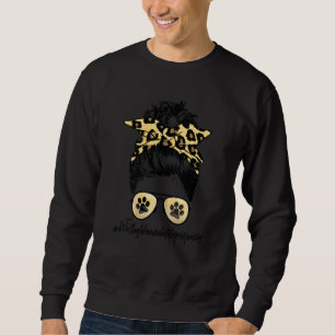 Sudadera Madre de perro del territorio blanco de la región