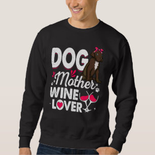 Sudadera Madre de perro dulce vino dane día de madre de per