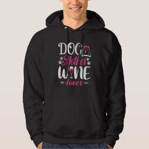 Sudadera Madre de perro linda viña recién fundada El día de