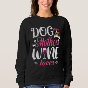 Sudadera Madre de perro linda vino Bernese Mountain Dog Mot