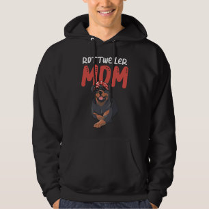 Sudadera Madre de perro, Rottweiler, dueña de perro madre a