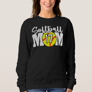 Sudadera Madre de Softball número 17