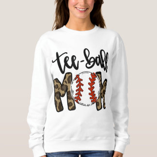 Sudadera Madre de Teeball Leopard Mom Funny Ball Da de mamá